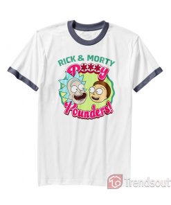 Rick and Morty Pussy Pounders Ringer T-shirt