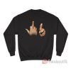 Fuck You Hands Symbol Asap Rocky's Sweatshirt