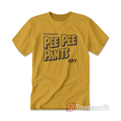 Greetings From Pee Pee Pants City T-Shirt The Walking Dead