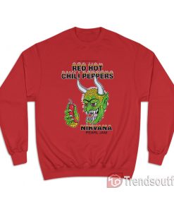 Red Hot Chili Peppers Nirvana Pearl Jam Vintage Sweatshirt