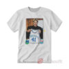 Dirk Nowitzki Jersey Dallas Mavericks NBA Draft T-Shirt