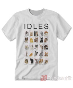Idles Cat Chart T-Shirt
