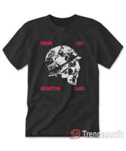 Louis Tomlinson Power Lies Corruption Chaos T-Shirt