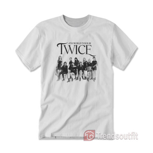 Twice 4th World Tour III T-shirt