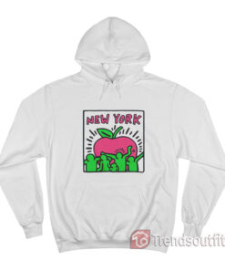 Keith Haring New York Apple Hoodie