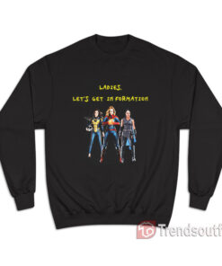 Ladies, Let's Get Information Marvel Sweatshirt