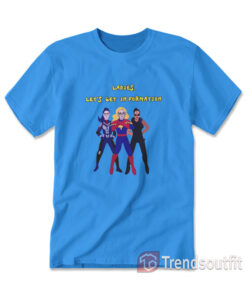 Ms Marvel Ladies Let's Get Information T-Shirt