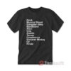 Great Movie Ride Show Scenes T-Shirt