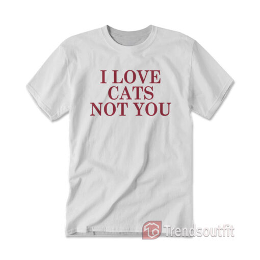 Suho I Love Cats Not You T-shirt