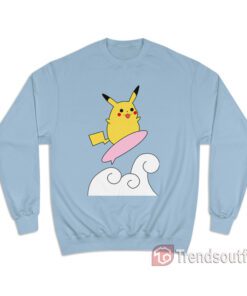 Pikachu Surf Pokemon Sweatshirt