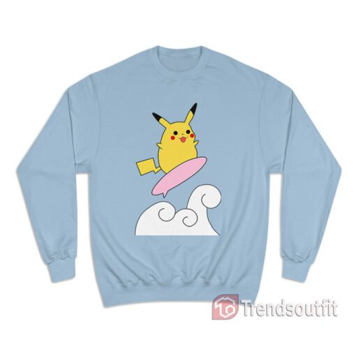 Pikachu Surf Pokemon Sweatshirt