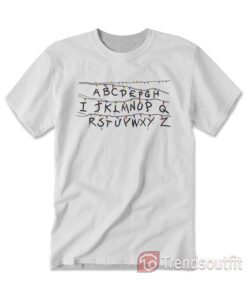 Stranger Things Children's Alphabet T-Shirt