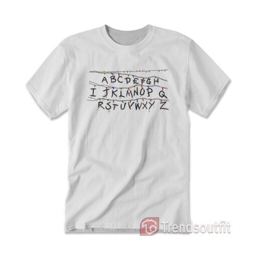 Stranger Things Children's Alphabet T-Shirt