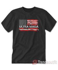 ULTRA MAGA American Flag T-Shirt