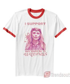 Wanda Maximoff I Support Women’s Wrongs Ringer Shirt