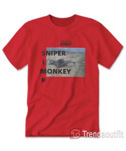 Yes I'm A SIMP Sniper Monkey T-shirt