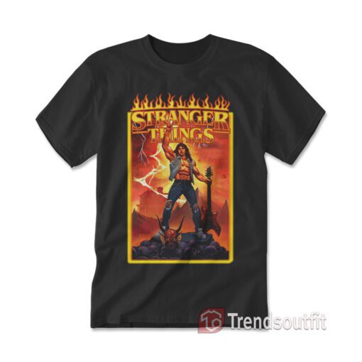 Stranger Things Series Eddie Munson Metal T-Shirt