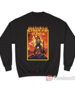 Stranger Things Series Eddie Munson Metal Sweatshirt