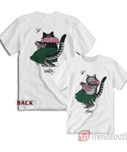 Vintage B Kliban Hawaii Cat Hula Dancing T-shirt