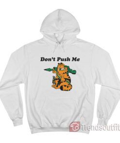Vintage Garfield Don't Push Me Hoodie