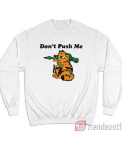 Vintage Garfield Don't Push Me Sweatshirt