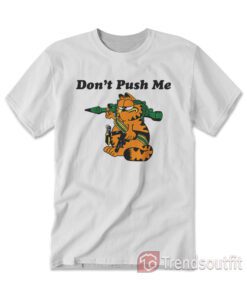 Vintage Garfield Don't Push Me T-shirt