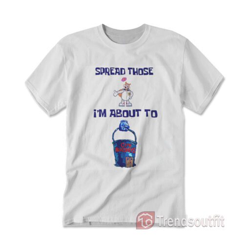 Spread Those Sandy Cheeks I'm About To Cum Bucket T-shirt