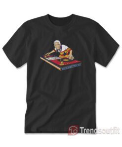 Mattress Mack Houston Sports DJ Spinning Records T-Shirt