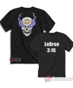 Stone Cold Skull LeBron James 3:16 T-Shirt
