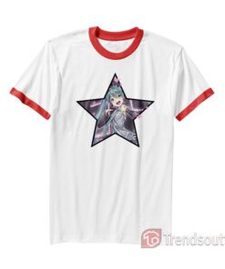 Sieun Stayc Hatsune Miku Ringer T-shirt