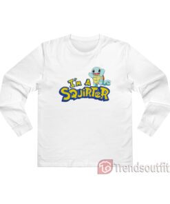 Pokemon Squirtle I'm A Squirter Zenigame Long Sleeve Shirt