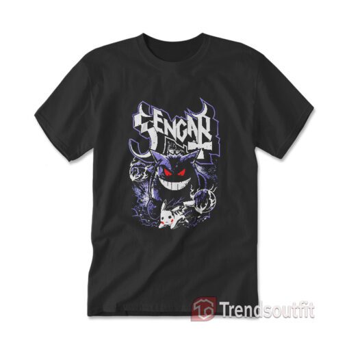 The Shadow Ghost Gengar Pokemon T-shirt