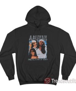 Vintage Aaliyah The Princess of R&B Hoodie