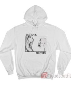 Attack On Titan Eat Your Protein Anime Gym Hoodie