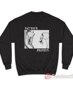 Attack On Titan Eat Your Protein Anime Gym Sweatshirt