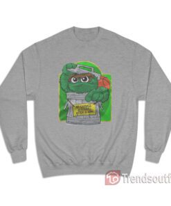 Oscar The Grouch No Garbage Attitudes After A Win Sweatshirt