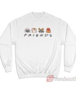 Friends Guardians Of The Galaxy Raccoon And Friends Sweatshirt