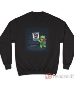 Funny Wanted For Crimes Against Turtles Sweatshirt