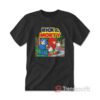 Rick And Morty Sonic Garfield Knuckles T-shirt