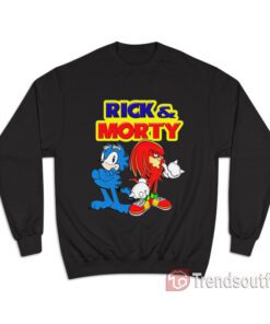 Rick And Morty Garfield Knuckles Sweatshirt