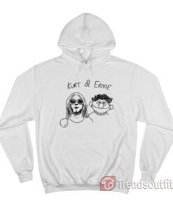 Kurt Cobain And Ernie Sesame Street Meme Hoodie