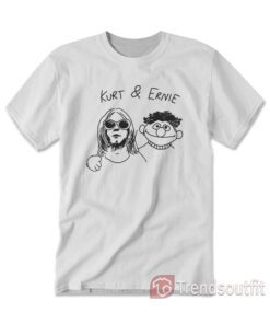 Kurt Cobain And Ernie Sesame Street Meme T-shirt