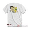 Winnie The Pooh Pouring Honey On Betty Boop T-shirt