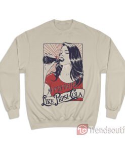 Vintage Lana Del Rey My Pussy Tastes Like Pepsi Cola Sweatshirt