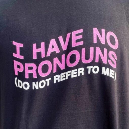 Lance Reddick I Have No Pronouns Do Not Refer To Me T-Shirt