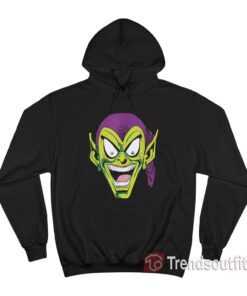 Marvel Comics Retro Spider-Man Green Goblin Big Face Hoodie