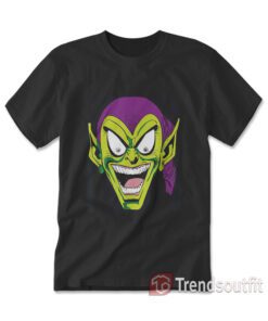 Marvel Comics Retro Spider-Man Green Goblin Big Face T-shirt