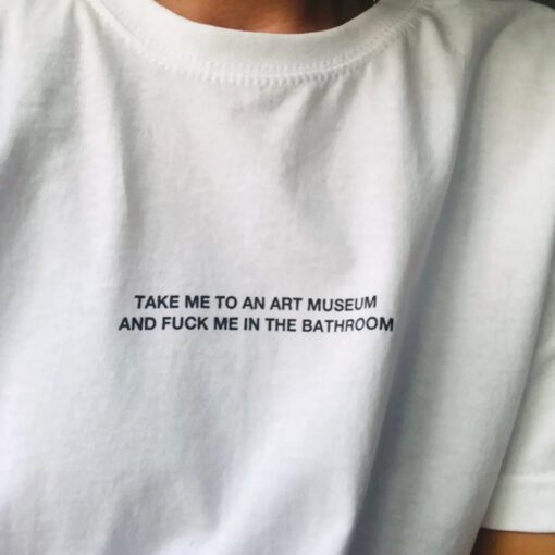 Take Me To An Art Museum And Fuck Me In The Bathroom T-Shirt