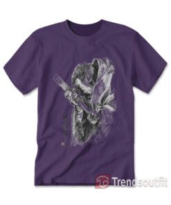 Zatoichi Drawing Blade Samuel L Jackson T-shirt