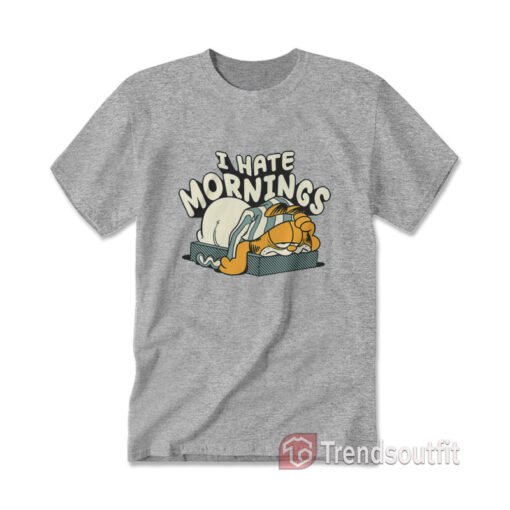 Garfield I Hate Mornings T-shirt